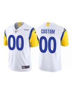 Men's Los Angeles Rams Customized 2021 White Vapor Untouchable Limited Alternate Stitched Jersey