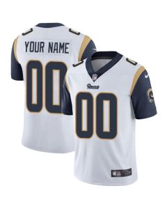 Men's Los Angeles Rams Customized White Vapor Untouchable NFL Stitched Limited Jersey