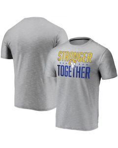 Men's Los Angeles Rams Grey Stronger Together T-Shirt