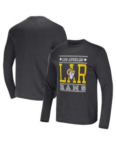 Men's Los Angeles Rams Heathered Charcoal x Darius Rucker Collection Long Sleeve T-Shirt