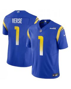 Men's Los Angeles Rams Jared Verse Royal 2024 NFL Draft First Round Pick Player F.U.S.E. Vapor Untouchable Limited Stitched Football Jersey