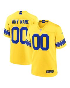 Men's Los Angeles Rams Nike Classic Sol Game Custom Jersey (Style 2)