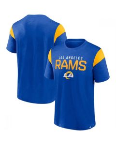 Men's Los Angeles Rams Royal/Gold Home Stretch Team T-Shirt