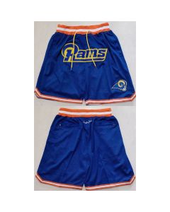 Men's Los Angeles Rams Royal Shorts (Run Small)