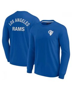 Men's Los Angeles Rams Royal Signature Unisex Super Soft Long Sleeve T-Shirt