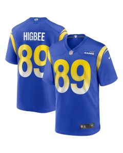 Men's Los Angeles Rams Tyler Higbee Royal Game Player Jersey (Royal)
