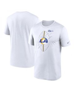 Men's Los Angeles Rams White Legend Icon Performance T-Shirt