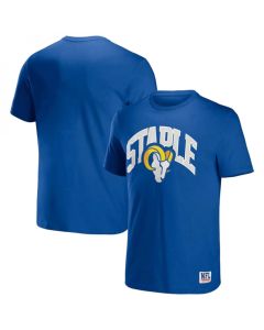 Men's Los Angeles Rams x Staple Blue Logo Lockup T-Shirt