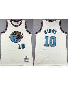Men's Memphis Grizzlies #10 Mike Bibby Turquoise White Stitched Jersey
