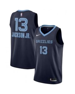 Men's Memphis Grizzlies #13 Jaren Jackson Jr. Navy Icon Edition Stitched Jersey