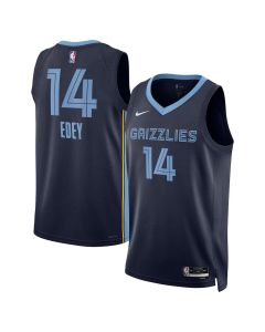 Men's Memphis Grizzlies #14 Zach Edey Nike Navy Swingman Icon Edition Jersey (Navy)
