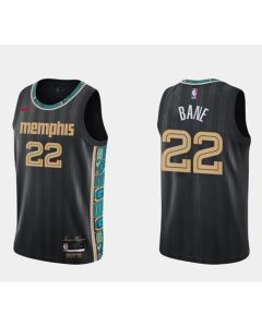 Men's Memphis Grizzlies #22 Desmond Bane Swingman Hardwood Classics Black Stitched Jersey