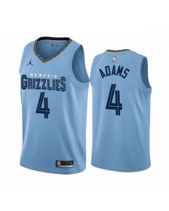 Men's Memphis Grizzlies #4 Steven Adams 2022/23 Light Blue Statement Edition Stitched Jersey