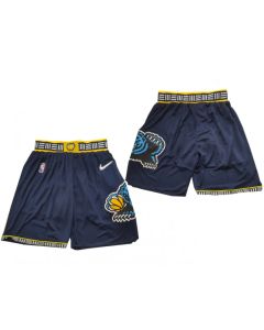 Men's Memphis Grizzlies 75th Anniversary Navy Shorts (Run Small)