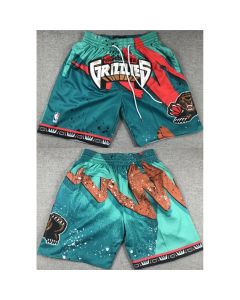 Men's Memphis Grizzlies Aqua Shorts (Run Small)
