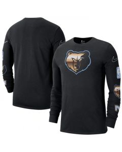 Men's Memphis Grizzlies Black 2022/23 City Edition Essential Expressive Long Sleeve T-Shirt