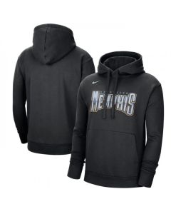 Men's Memphis Grizzlies Black 2022/23 City Edition Essential Pullover Hoodie