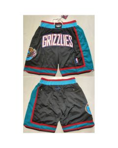 Men's Memphis Grizzlies Black Shorts (Run Small)