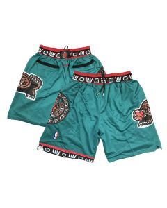 Men's Memphis Grizzlies Green Shorts (Green)