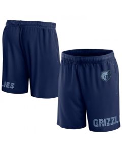 Men's Memphis Grizzlies Navy Free Throw Mesh Shorts