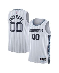 Men's Memphis Grizzlies Nike White 2025/26 City Edition Swingman Custom Jersey (White)