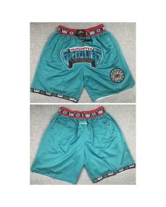 Men's Memphis Grizzlies Teal Shorts (Run Small) (Teal)