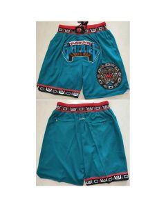 Men's Memphis Grizzlies Teal Shorts (Run Small)