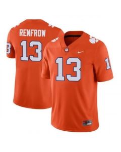 Men's Memphis Tigers #13 Hunter Renfrow Orange Game Jersey