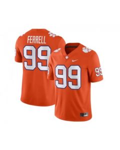 Men's Memphis Tigers #99 Clelin Ferrell Orange Game Jersey