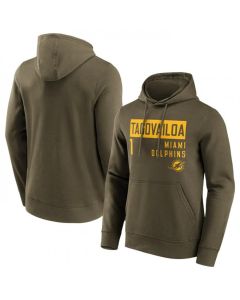 Men's Miami Dolphins #1 Tua Tagovailoa Fashion Name & Number Hoodie