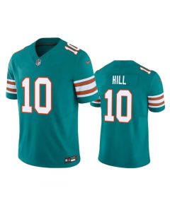 Men's Miami Dolphins #10 Tyreek Hill Aqua 2023 F.U.S.E Vapor Limited Stitched Football Jersey (2023)
