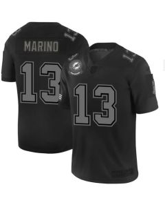 Men's Miami Dolphins #13 Dan Marino 2019 Black Salute To Service Limited Stitched Jersey