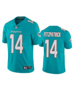 Men's Miami Dolphins #14 Ryan Fitzpatrick 2019 Aqua Vapor UntouchableStitched NFL Jersey