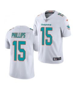 Men's Miami Dolphins #15 Jaelan Phillips White 2021 Vapor Untouchable Limited Stitched NFL Jersey