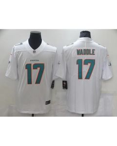 Men's Miami Dolphins #17 Jaylen Waddle White 2021 Vapor Untouchable Limited Stitched Jersey