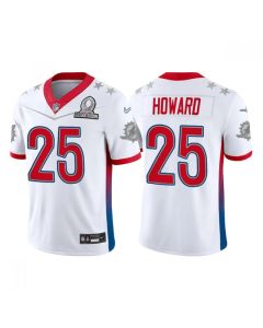 Men's Miami Dolphins #25 Xavien Howard 2022 White AFC Stitched Jersey