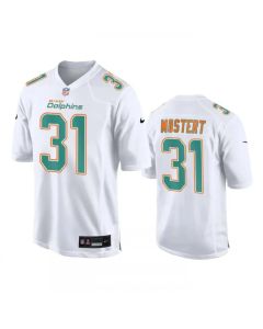 Men's Miami Dolphins #31 Raheem Mostert White Fashion Vapor Untouchable Stitched Football Jersey