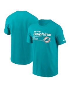 Men's Miami Dolphins Aqua Division Essential T-Shirt