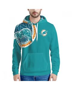 Men's Miami Dolphins Aqua Hoodie (Style 2)