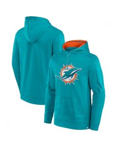 Men's Miami Dolphins Aqua On The Ball Pullover Hoodie