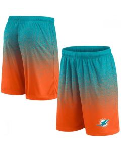 Men's Miami Dolphins Aqua/Orange Ombre Shorts