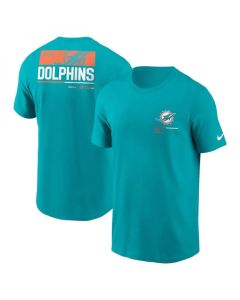 Men's Miami Dolphins Aqua Team Incline T-Shirt