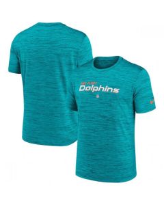 Men's Miami Dolphins Aqua Velocity Performance T-Shirt