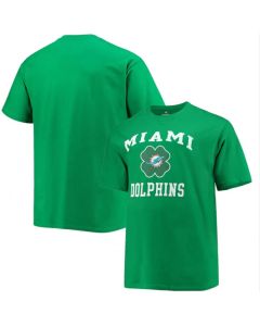 Men's Miami Dolphins Kelly Green Big & Tall St. Patrick's Day Celtic T-Shirt