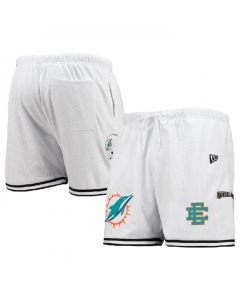 Men's Miami Dolphins Pro White/Aqua Shorts