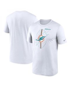 Men's Miami Dolphins White Legend Icon Performance T-Shirt