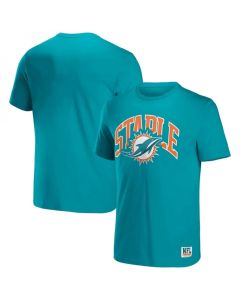 Men's Miami Dolphins x Staple Aqua Logo Lockup T-Shirt