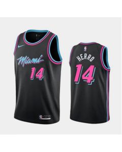 Men's Miami Heat #14 Tyler Herro 2020 Black Stitched Jersey