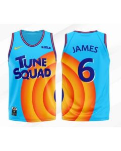 Men's Miami Heat #6 Lebron King James Blue Stitched NBA Jersey