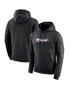 Men's Miami Heat Black City Edition Club Pullover Hoodie